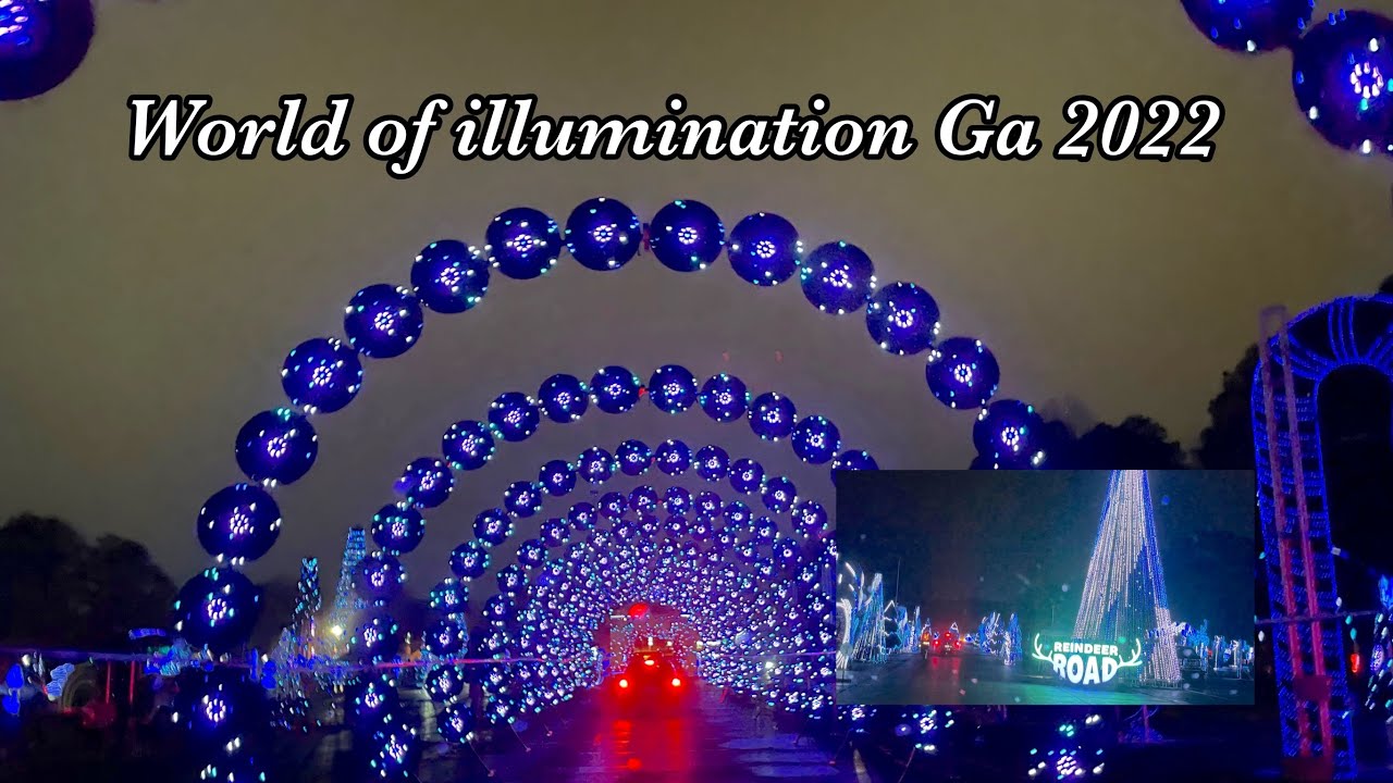 Beautiful Drive through Christmas Light show Marietta USA 2022 - YouTube