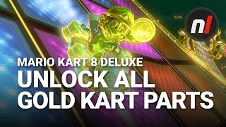 How to Unlock ALL Gold Kart Parts and Gold Mario in Mario Kart 8 Deluxe screenshot 5