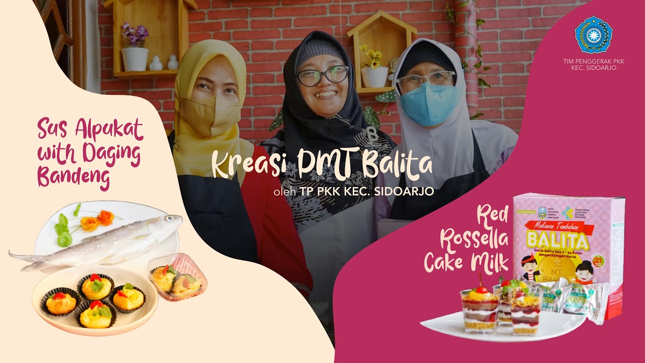 HGN 62 SIDOARJO - Kreasi PMT Balita Oleh Kecamatan Sidoarjo