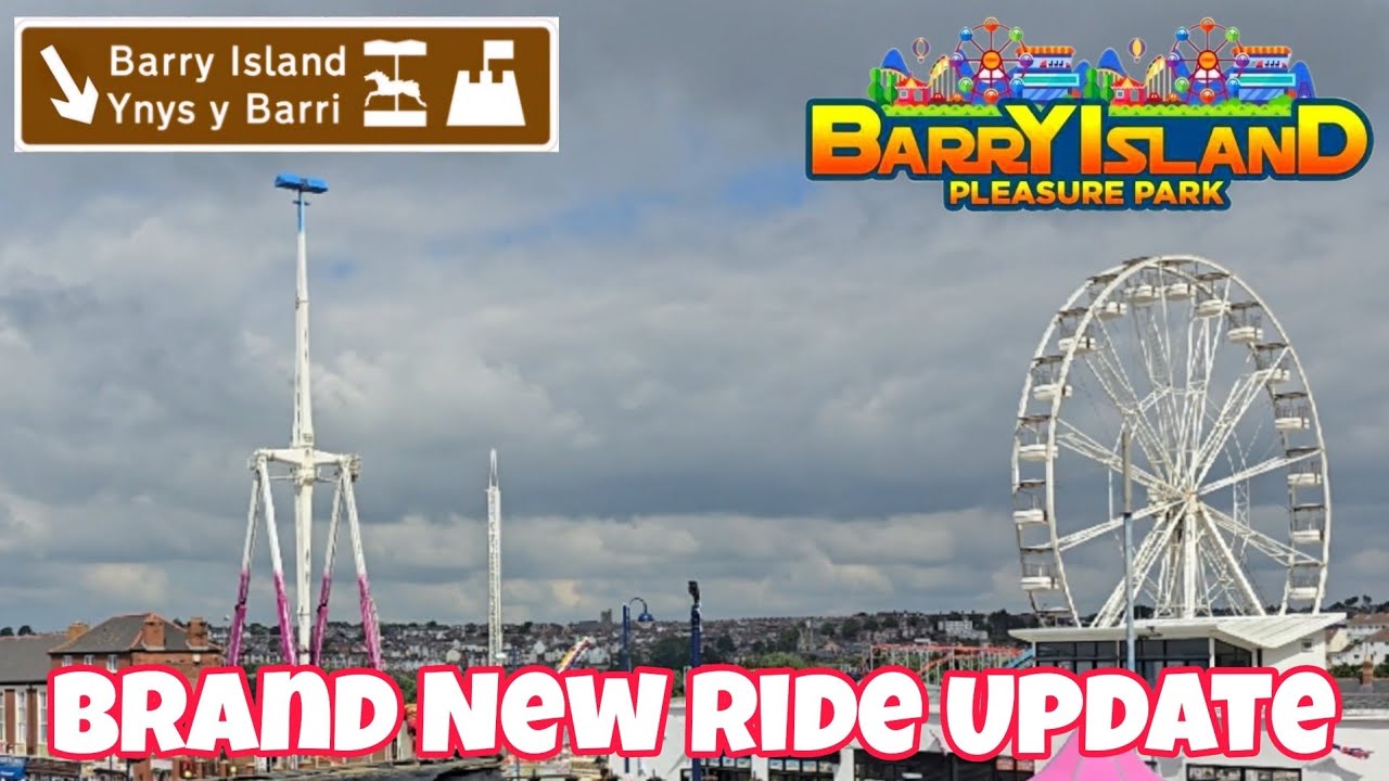 Barry Beach Rides Barry Island Pleasure Parks New Ride Update (3 August 2024) - YouTube