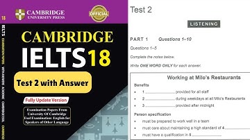 Cambridge 18 Listening Test 2 | Listening ielts Practice Test | ielts Listening Test