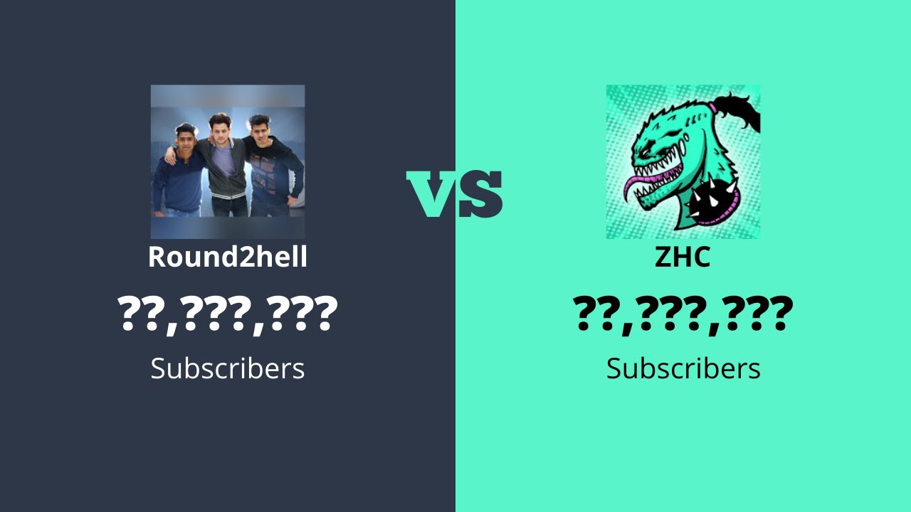 ZHC vs Round2hell - Sub Count History (2013-2021)