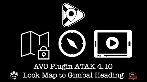 ATAK AVO Plugin 4.10 new feature: Lock map to gimbal heading.