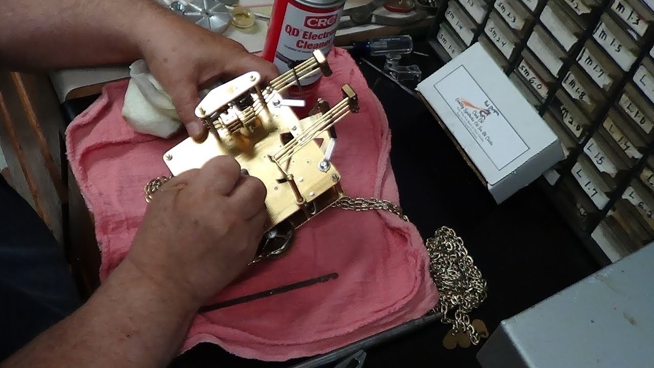 How To Clean & Oil Your Grandfather Clock PART 2 - YouTube