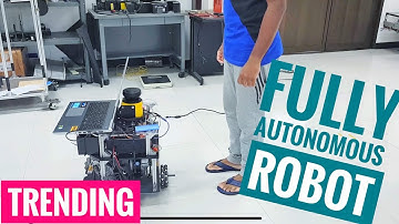 ROS - Fully Autonomous Indoor Mobile Robot - ( Omni-Mecanum wheel combined )