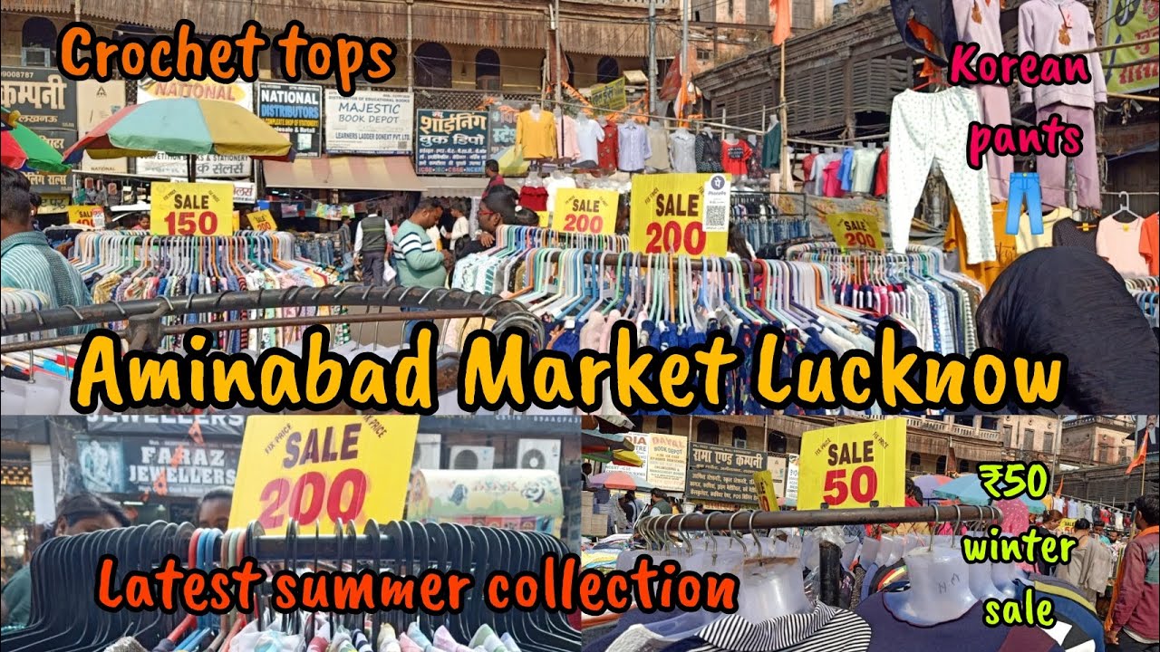Aminabad Market LucknowLatest summer collectioncheapest cloth market