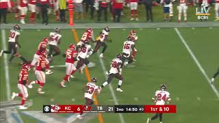 Clyde Edwards Gets Biggest Kansas City Gain Of The Game Super Bowl LV 55 Highlights 2020