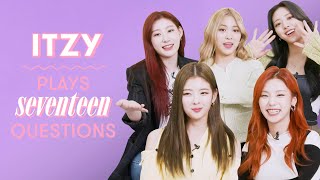 ITZY On Heartbreak, Their Dream Collab, Favorite Tour Moments, and More! | 17 Questions | Seventeen
