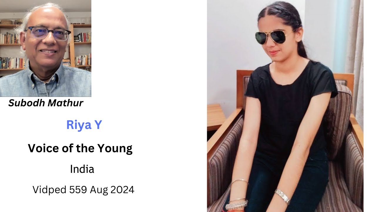 Riya Y India Voice of the Young Vidped 559 August 2024 - YouTube