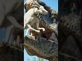 ヤギを丸のみするギガノトサウルス/Giganotosaurus swallowing a goat whole #dinosaur