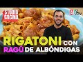 Ragú de Albóndigas con Pasta Rigatoni 🍝 | Studio Cocina