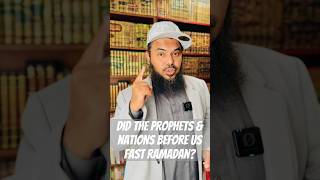 Did the Prophets & Nations Before us Fast #ramadan 🌙