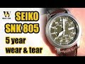 Seiko SNK805 - 5 year wear&tear - long term review