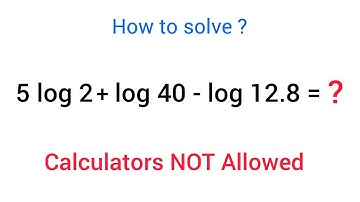 A Nice logarithm Problem | Math Olympiad Problem Solving
