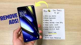 Poco F6 - First Things To Do! (Remove ADS, Bloatware..)