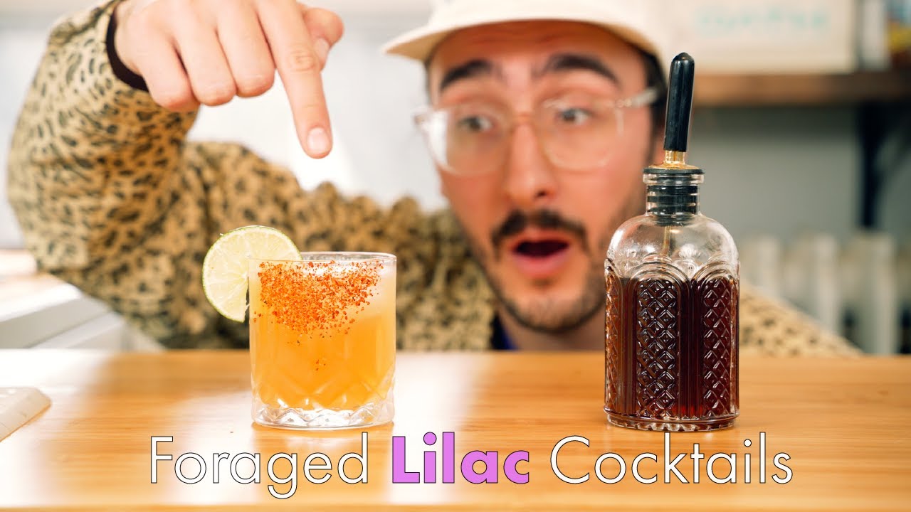 Foraged Lilac Cocktails