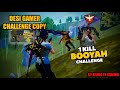 DESI GAMER COPY 1 KILL BOYAAH CHALLENGE BY AYANG FF GAMING ( GARENA FREE FIRE HIGHLIGHTS)