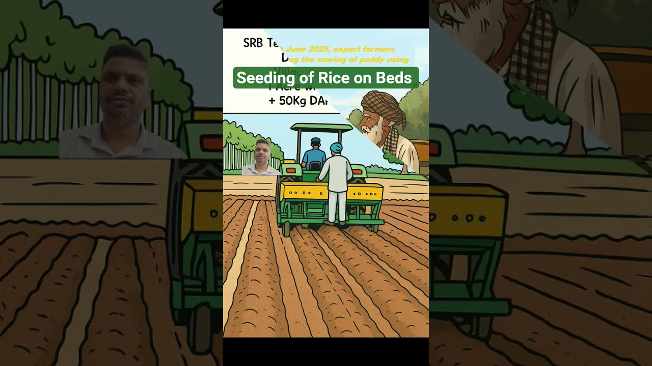 SRB Rice Sowing Success | Save 6000₹ Cost & 75% Water | Punjab Farmers New Technique 🌾