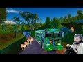 යාල කැලේ අතරමන් වුනා | Ets 2 multiplayer convoy #busgames