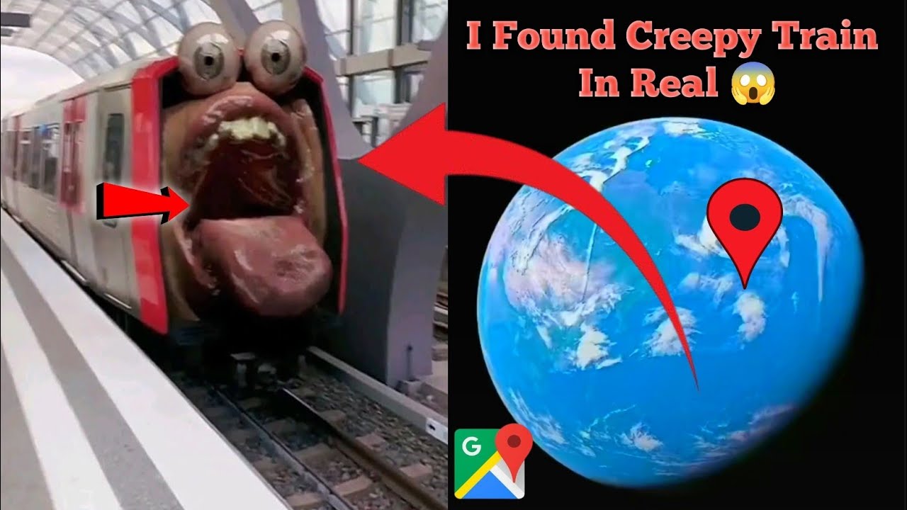 I Found Creepy Train In Real On Google Earth Old Maps 🌍