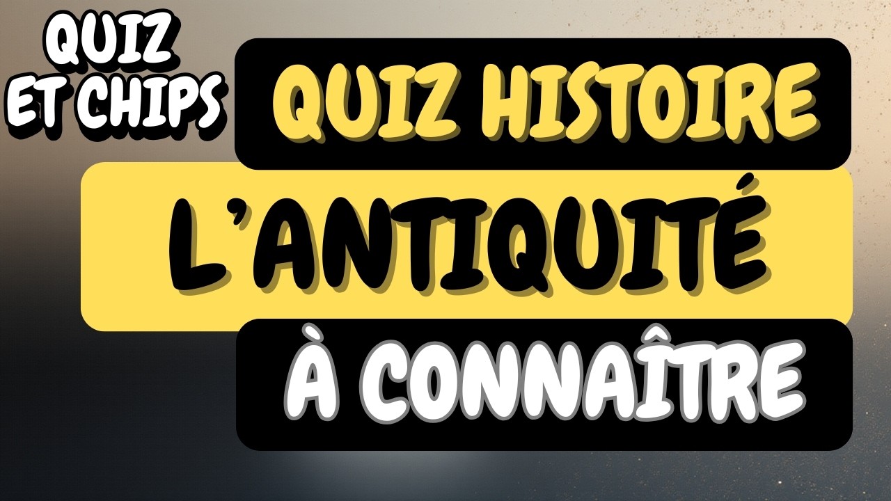 Quiz Antiquité : 40 questions d’histoire 🏺