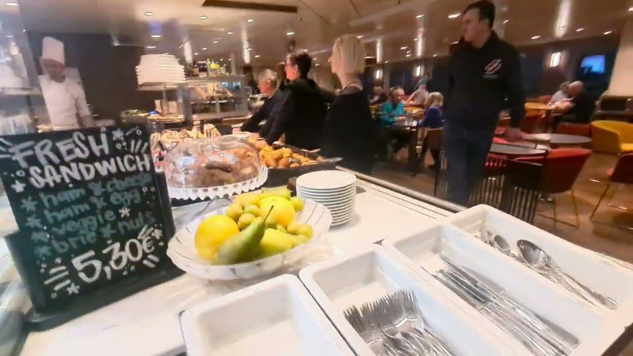 Looking around the C Club Lounge on Brittany Ferry's = not that great value at 95€ each