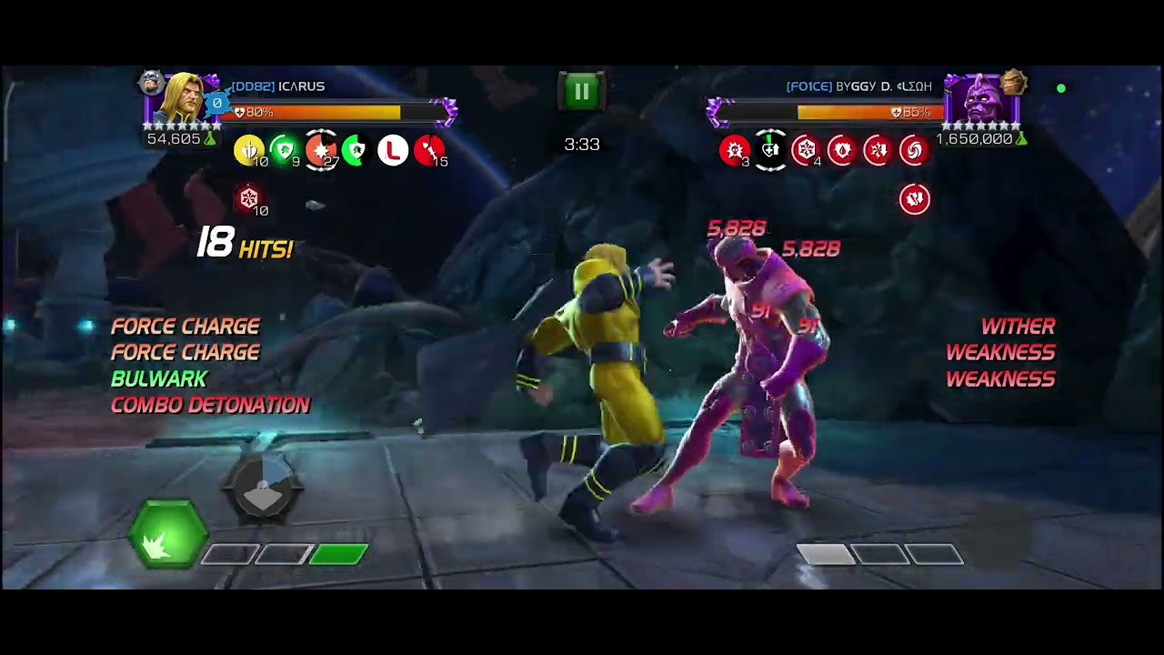 Sentry Vs node 3 High Evo Mcoc AW 