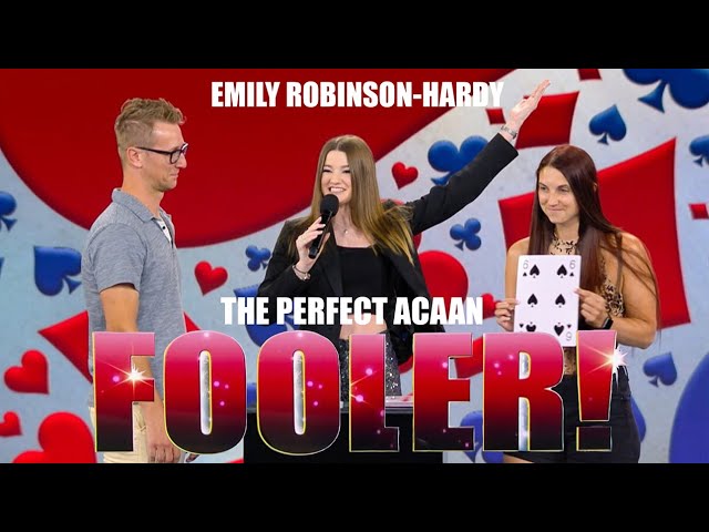 Holy Grail of Magic Illusion FOOLS Penn and Teller, Performed by Emily Robinson-Hardy class=