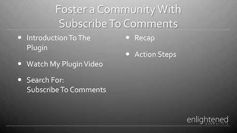 How To Add Subscribe To Comments To Your Blog