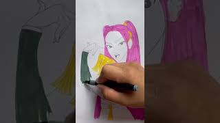 K -pop Demon Hunters Coloring #colormix #howtodraw #memes #artshorts #tutorial #coloring #brawing