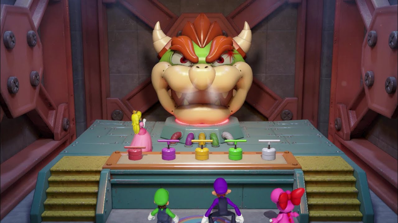 Mario Party Superstars Minigames - Peach vs Luigi vs Waluigi vs Birdo (Master CPU)