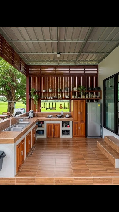 masih dikonsep dapur outdoor #masukberanda #kitchen #dapursederhana #interiordesign #dapuraestetik