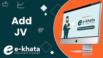 How to Add JV in e-khata : Online Cloud Based Accounting & ERP Software
