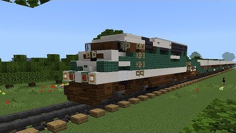 Minecraft Amtrak Cascades EMD F59PHI Tutorial