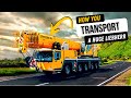 This is How You Transport HUGE Liebherr Crane &amp; Excavators