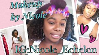 Get Ready With Nicole |Everyday  Fresh Face Makeup for Acne Makeup Tutorial | Nicole _Echelon