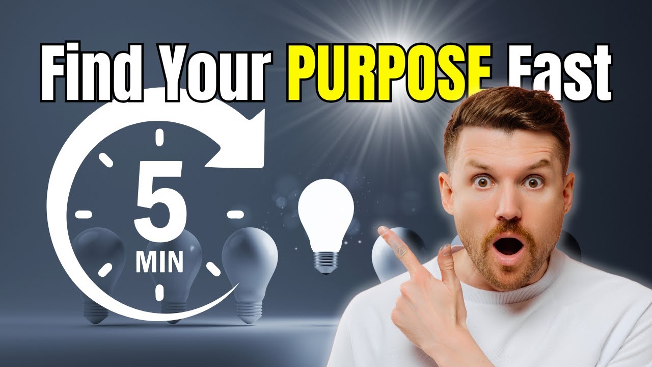 How to Know Your Life Purpose in 5 Minutes Simple 5 Minute Self ...