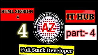 HTML SESSION 4 || Full stack developement || Software Engineer||HTML SESSION 5 link is Discription 👇
