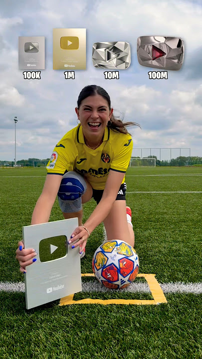 FOOTBALL WITH PLAY BUTTONS ▶️ #roadto100m