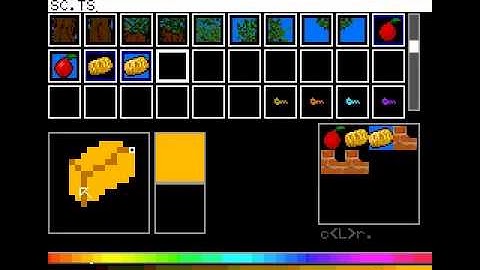 MSX: Working on graphics for my new game