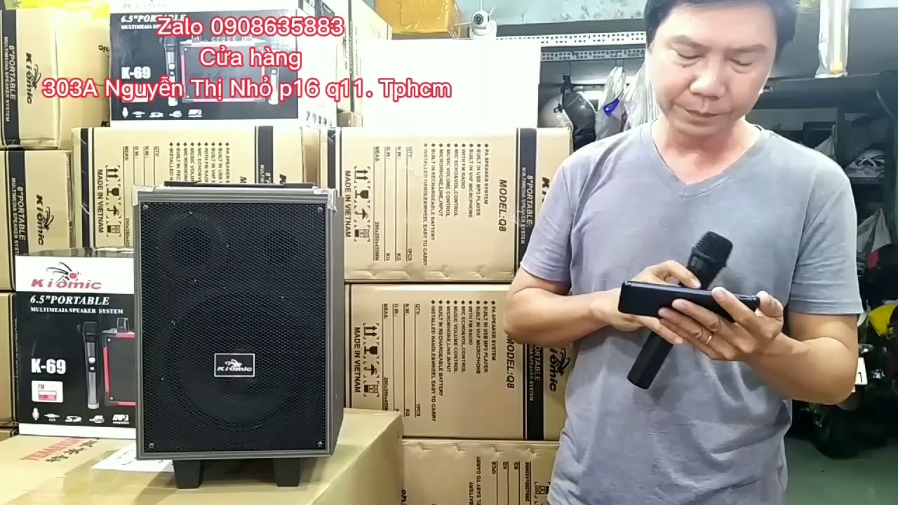 Loa kéo Kiomic Q8. Chỉ 690K.Siêu rẻ, siêu hay, siêu... - youtube