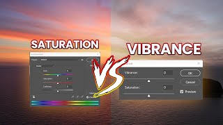 Difference between SATURATION and VIBRANCE in Photoshop and How it Affect Images And Designs