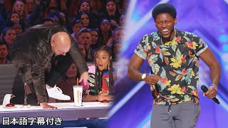 The judges step on the Golden buzzer for Joseph Allen who wants leave footprint🔥 | AGT 2019