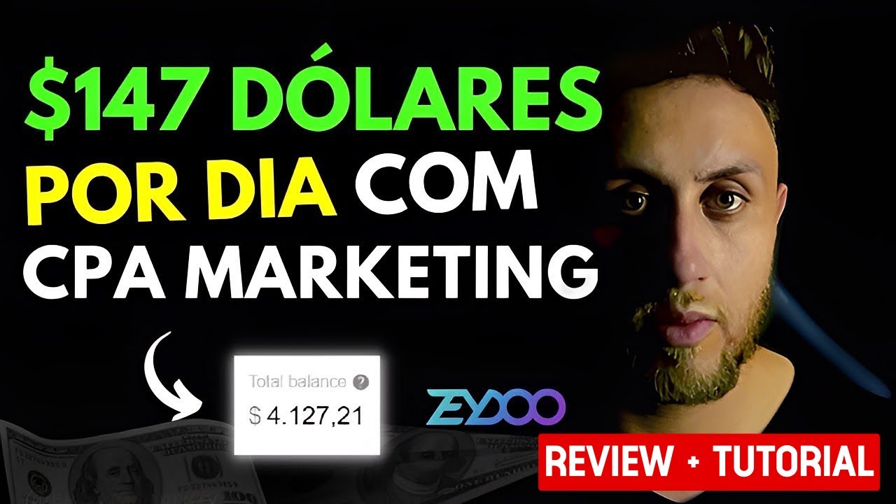 ⁣CPA Marketing: Como eu Ganho $147 Dólares por Dia com a Zeydoo (Tutorial para iniciantes)