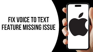 How to fix voice to text missing and not working on iPhone ?