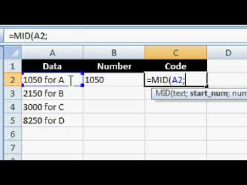 Excel MID Function Usage.flv