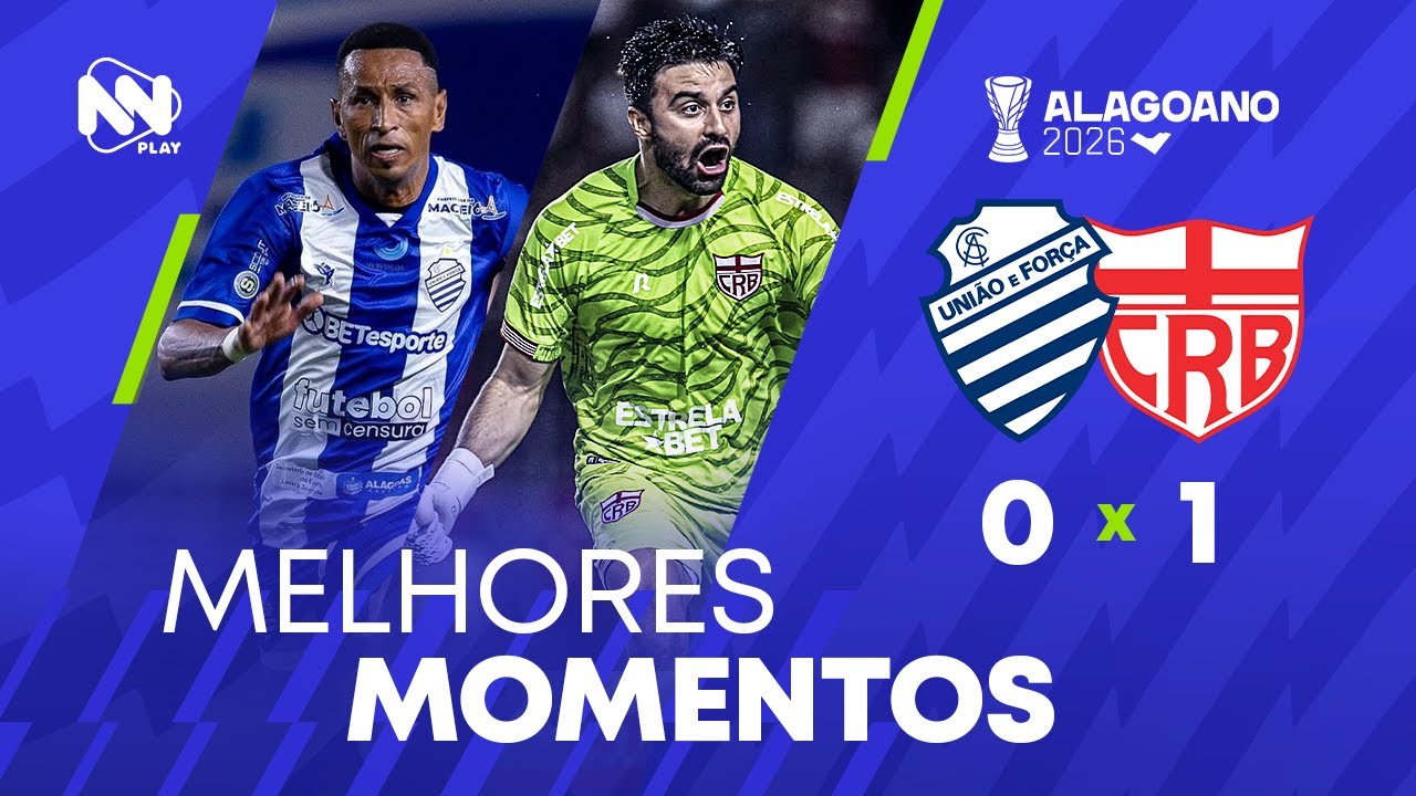 Veja os melhores momentos do primeiro tempo do jogo entre CSA  X CRB  - Alagoano 2026