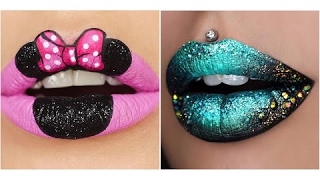 Amazing Lip Art | Lipstick Tutorial Compilation December 2016