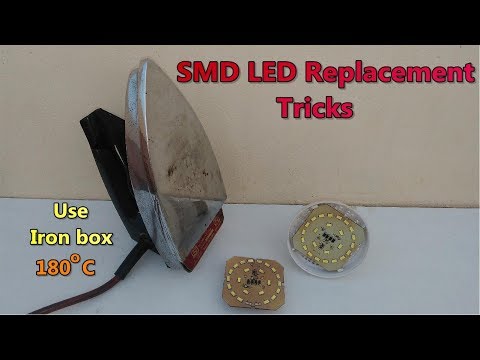 SMD LED Chip Light Replacement Using Iron Box  | Tips | POWER GEN