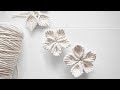 2/10 - Kwiat wykonany techniką makramy tutorial DIY || How to make macrame flower